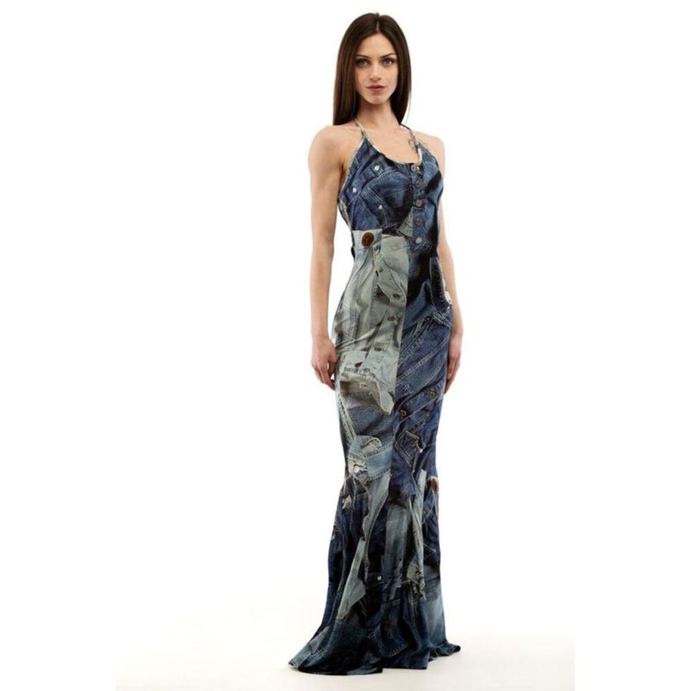 Love Moschino Multicolor Viscose Casual Women's Dress